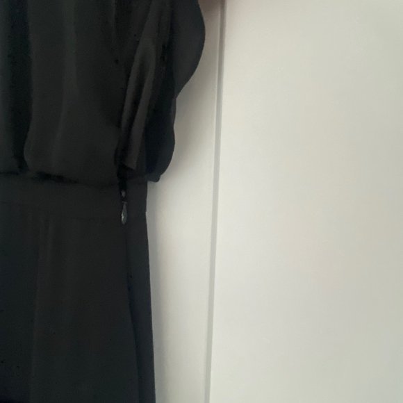 Tiered Black Cocktail Dress - Picture 5 of 5